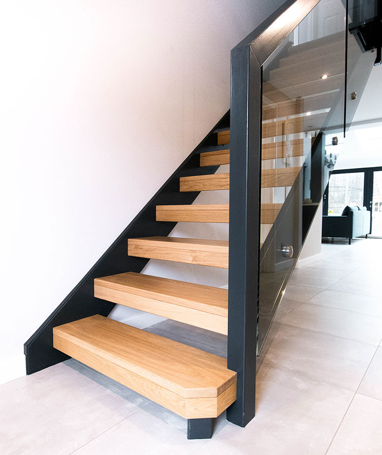 Open Riser Staircase