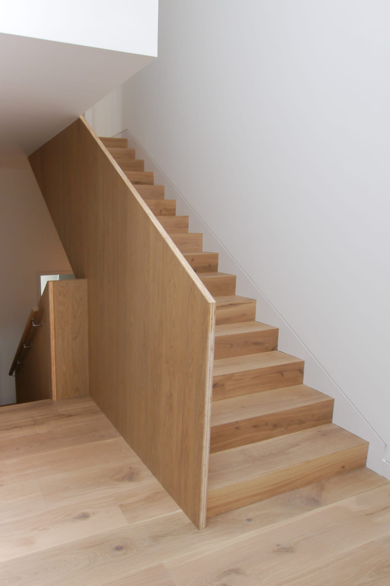Modern Wooden staircase in Greater London